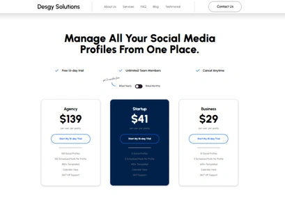 Desgy Nextjs Free Landing Page Template