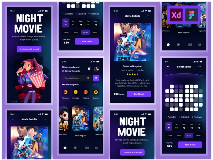 Cinema Movie Booking Ticket App