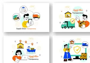 10 Supply Chain Transparency Illustration