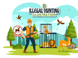 8 Illegal Hunting Illustration preview picture