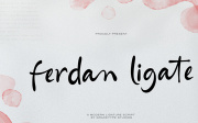 Ferdan Ligate | Modern Ligature Script