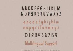 Charleville - Handwritten Font