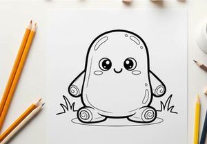 Cute car character smiling vector illustration flat design