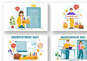 13 Unemployment Rate Illustration