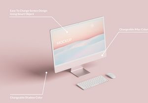 Minimal iMac Mockup