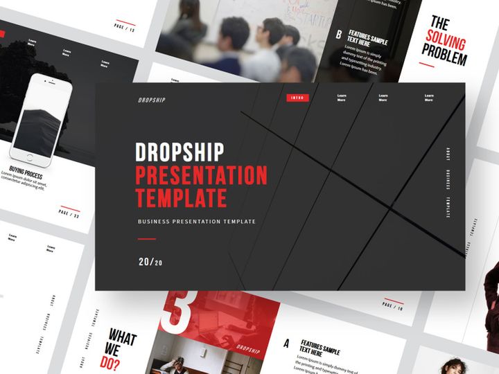 Dropship - PowerPoint Template