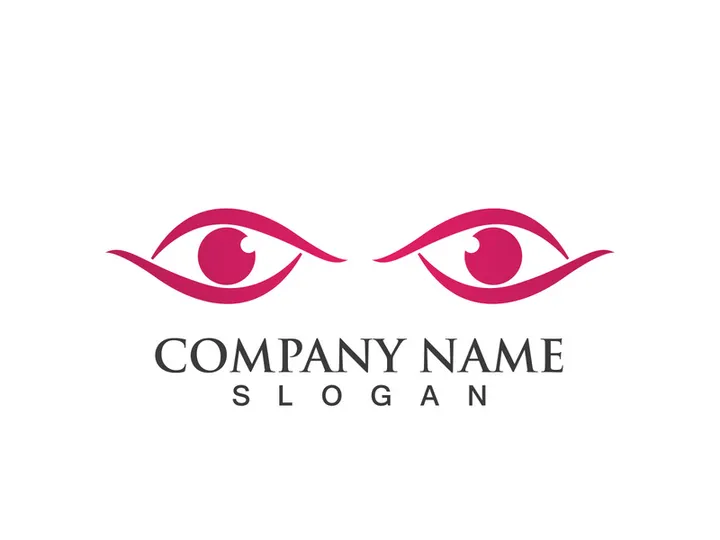 Eye Care vector logo design