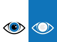 Branding identity corporate eye care vector logo design