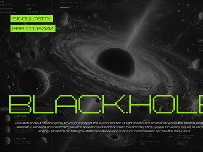 Chronos Galaxia | Pixelated Font