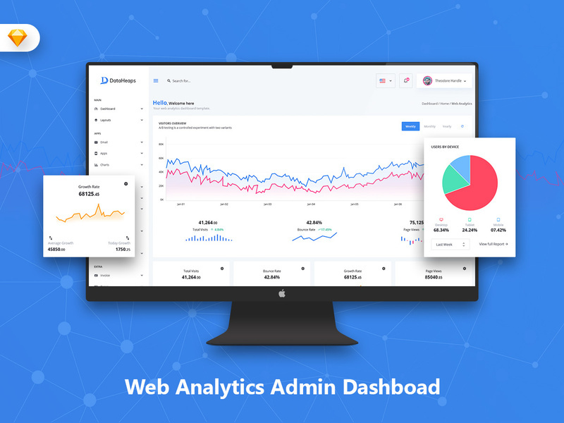 Web Analytics Admin Dashboard (SKETCH)