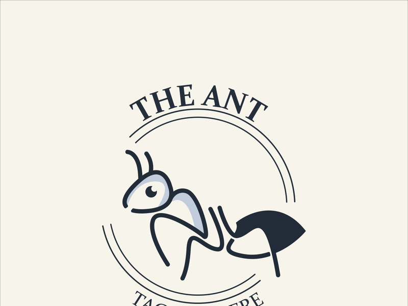 Ant logo design silhouette. Isolated animal ants on background design template vector Ant logo design silhouette. Isolated animal ants on background design template vector