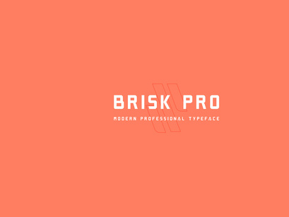 Brisk Pro: Free font