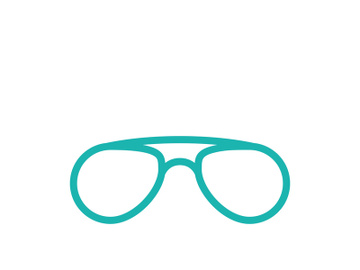 Glasses symbol vector icon preview picture