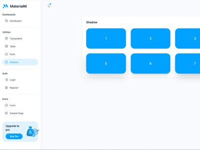 MaterialM Free NextJs Tailwind Admin Dashboard Template