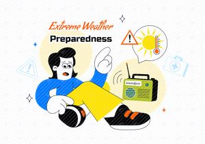 10 Extreme Weather Preparedness Illustration