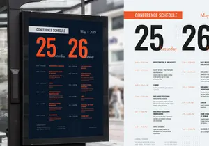 Conference Schedule Poster