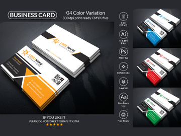 Creative Business Card Design Template preview picture