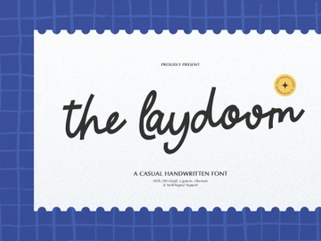 The Laydoom | Casual Handwritten Font preview picture