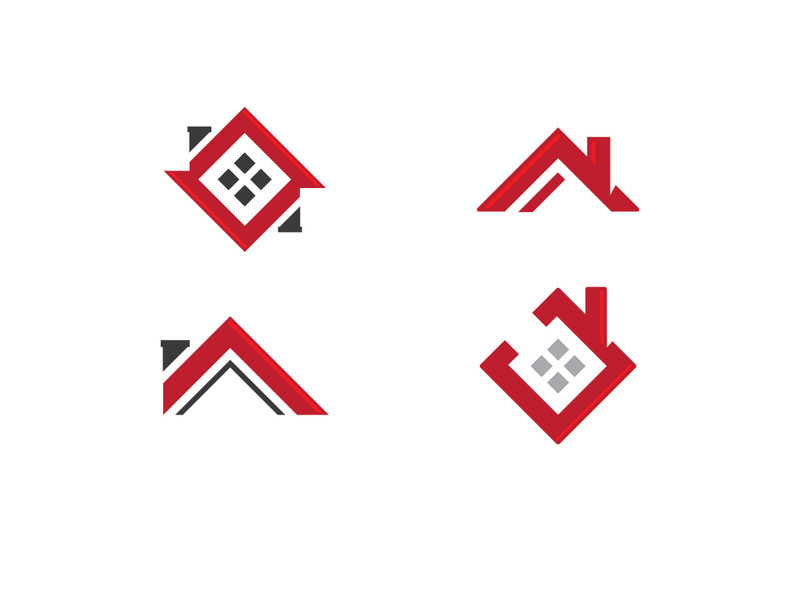 Property and Construction Vector design, real estate logo template