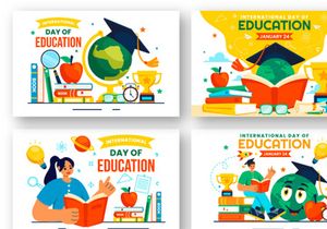12 International Education Day Illustration