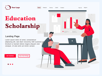 Landing Page Education Scholarship