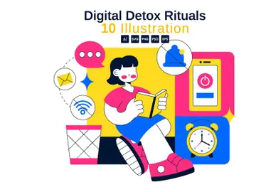 10 Digital Detox Rituals Illustration preview picture