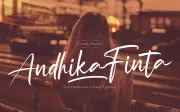 Andhika Finta - Handwritten Font