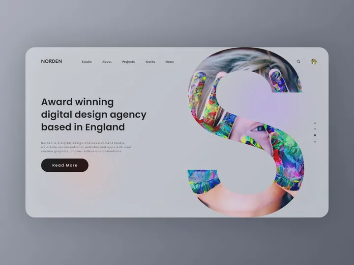 Branding Agency Web Landing Page