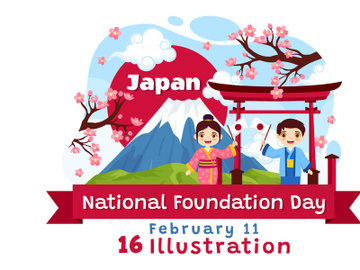 16 Japan National Foundation Day Illustration preview picture