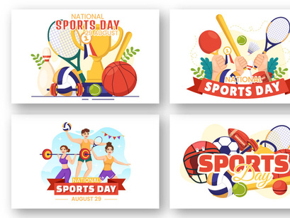 13 National Sports Day Illustration