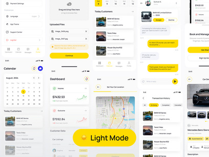 RentQu Seller - Car Rental Seller UI Kit App