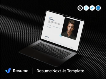 Resume Builder Website Template preview picture
