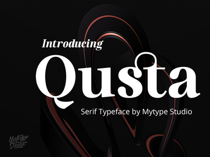 Qusta - Serif Typeface