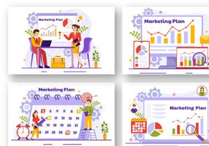 12 Marketing Plan Illustration
