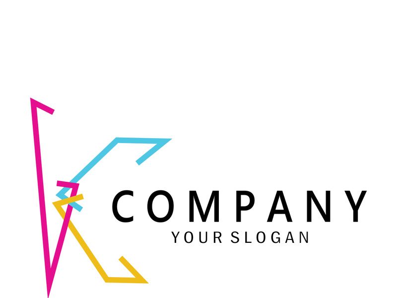 The letter K logo design is simple, elegant, modern, unique and luxurious. Logo for business cards, business, companies, fashion and brands, offices