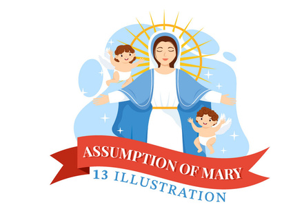 13 Assumption of Mary Illustration