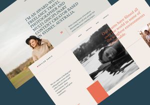 Web UI KIT | Personal Portfolio Site  |  Photo Portfolio Site
