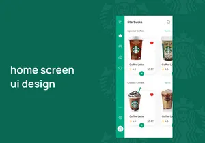 Starbucks Coffee App UI Design - Figma