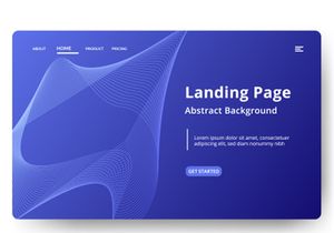 Asbtract background Landing page template vol 2