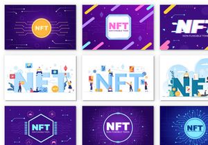 32 NFT Non Fungible Token Crypto Art Illustration
