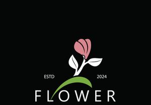Flower logo design Floral emblem. Cosmetics, Spa, Beauty salon identity, Boutique and wedding invitations