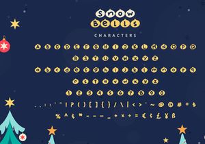 Snow Bells - Playful Display Font