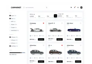 Car Website UI
