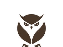 Owl logo icon design animal and simple business abstract vector