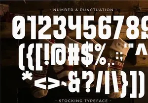 Stocking - Condensed Sans Serif