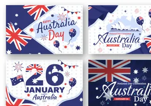 17 Happy Australia Day Illustration