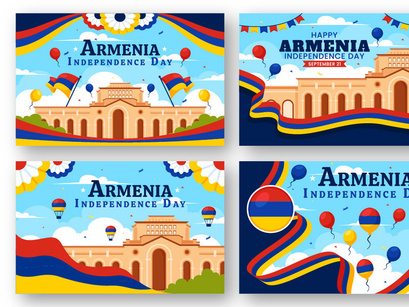 12 Armenia Independence Day Illustration