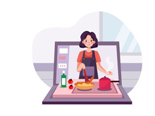 Online Course Illustration