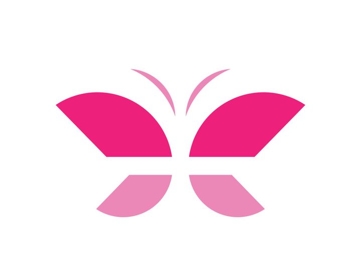 Beauty Butterfly Logo vector template
