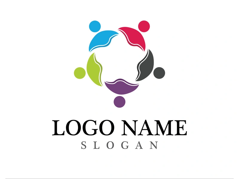 Community logo and symbol vector icon template